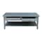 International Concepts Rectangle Spencer Coffee Table, 48 in W X 24 in L X 19 in H, Wood, Antique Washed Heather Gray OT105-8C - alternate 5